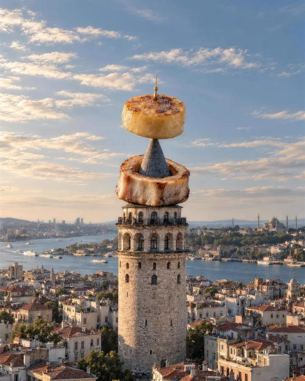 Galata Kulesi’nin tepesinde ilik kemiği